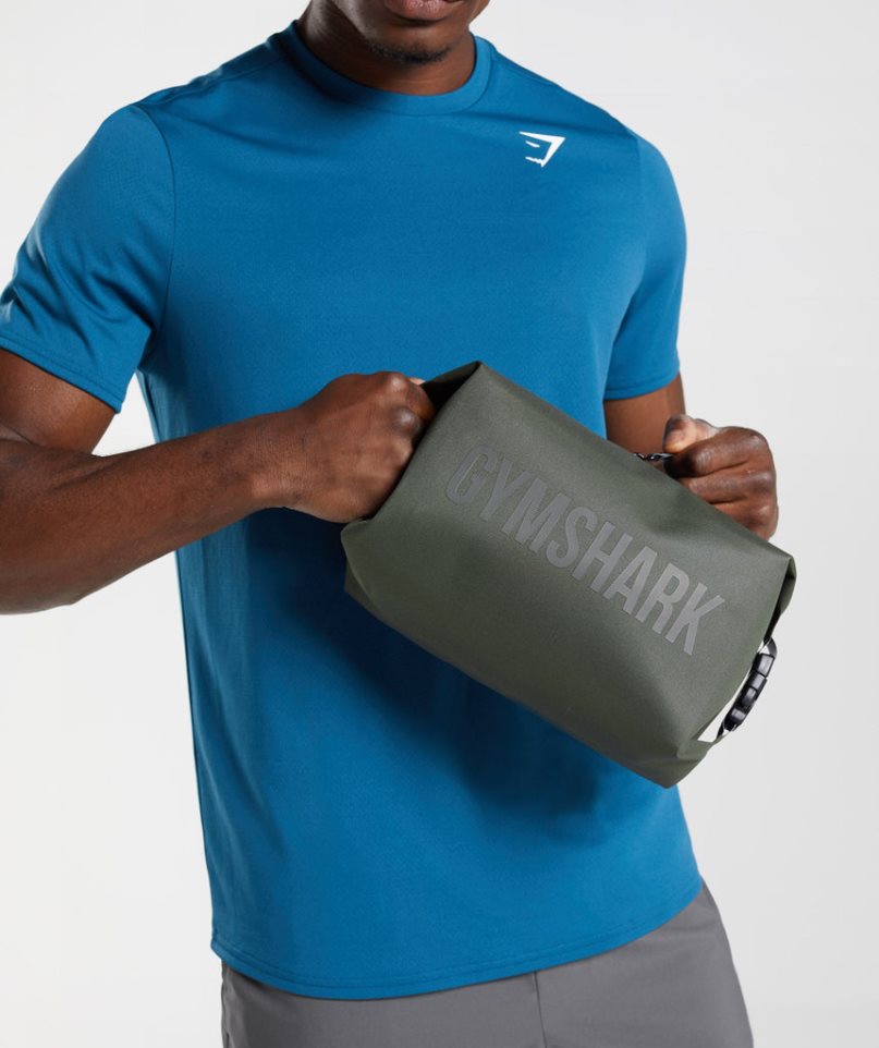 Gymshark X-Series Toiletry Bags Olive | CA 760513